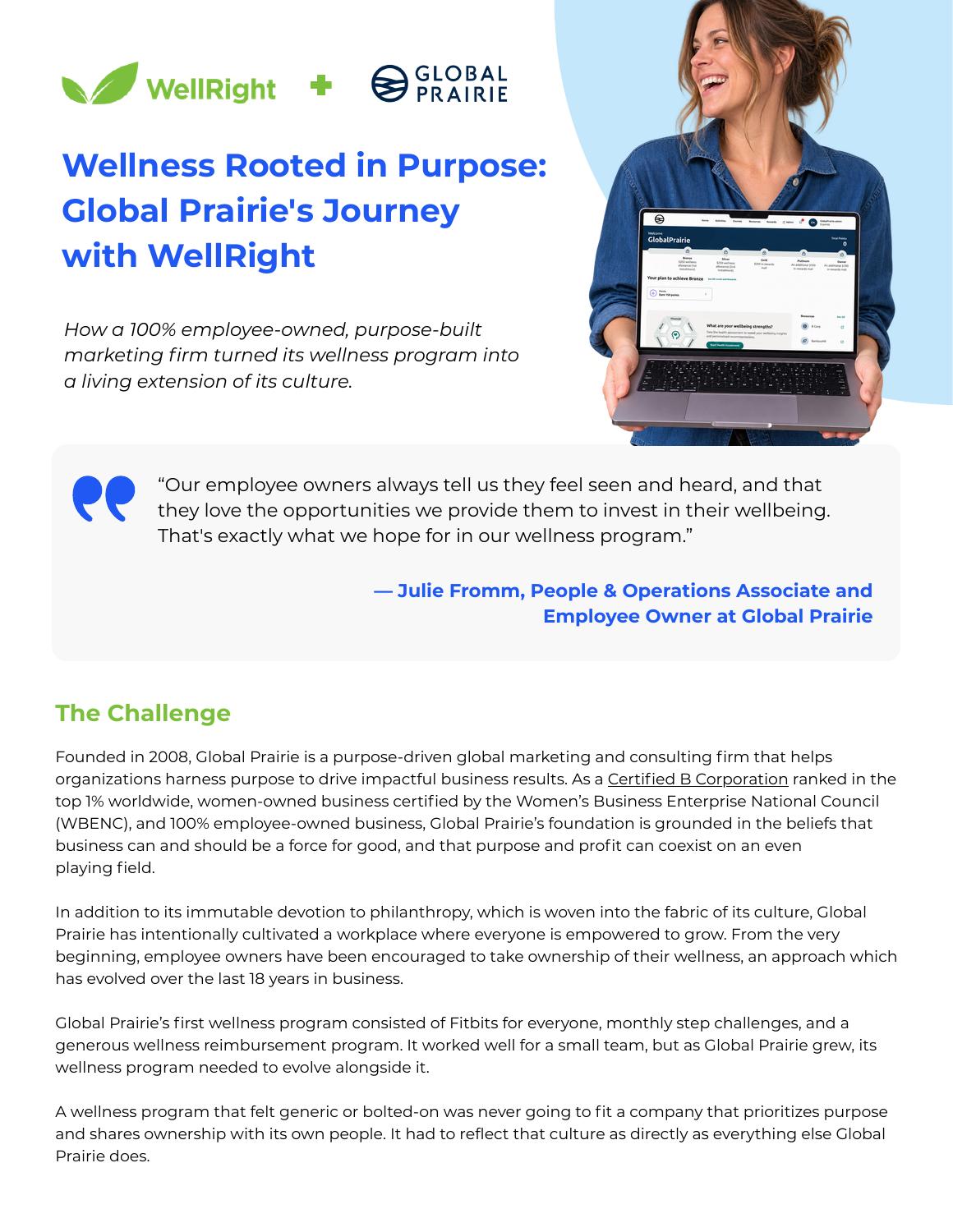 Cover of Global Prairie customer success story