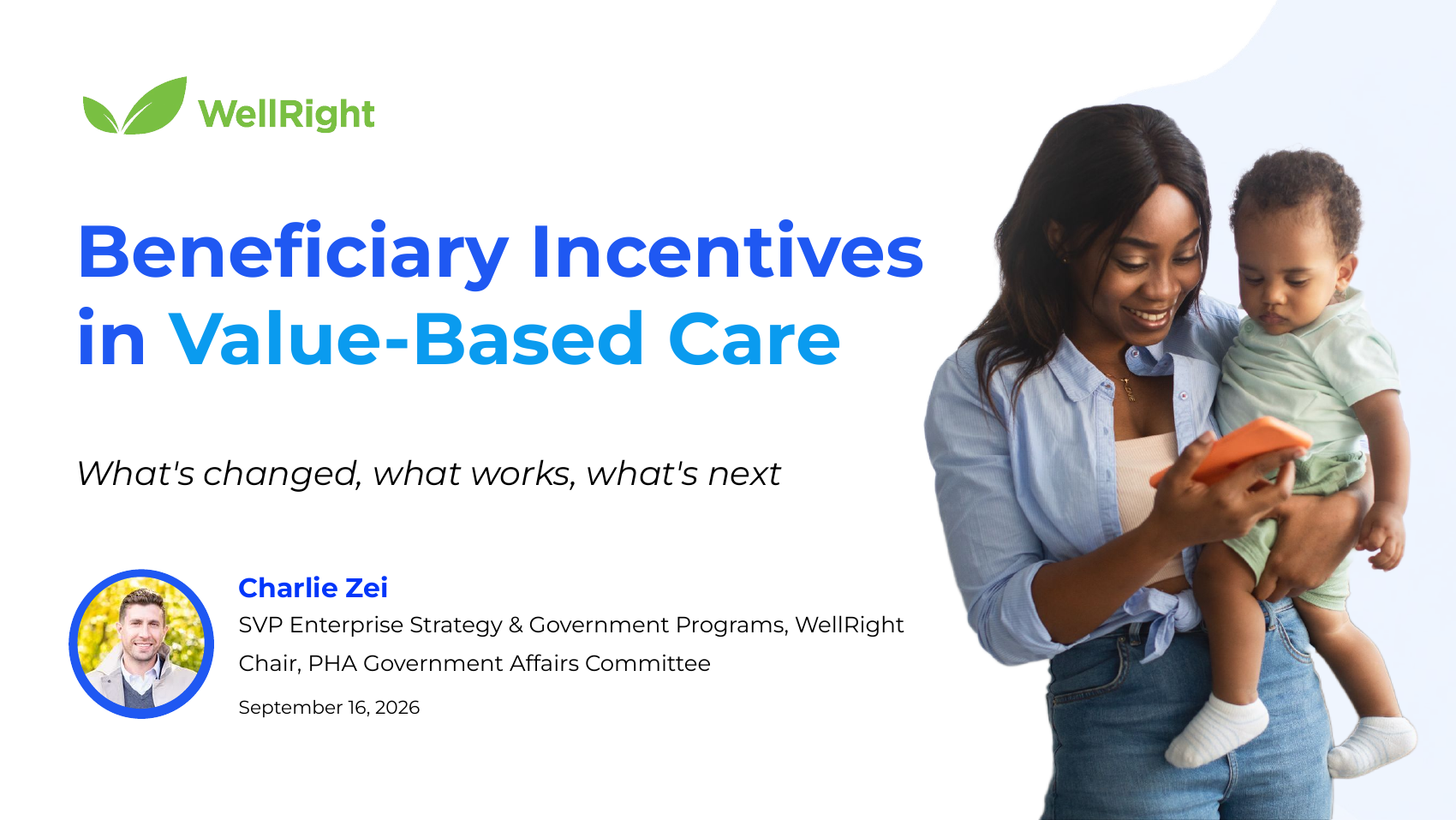 Cover of Beneficiary Incentives in Value-Based Care webinar presentation